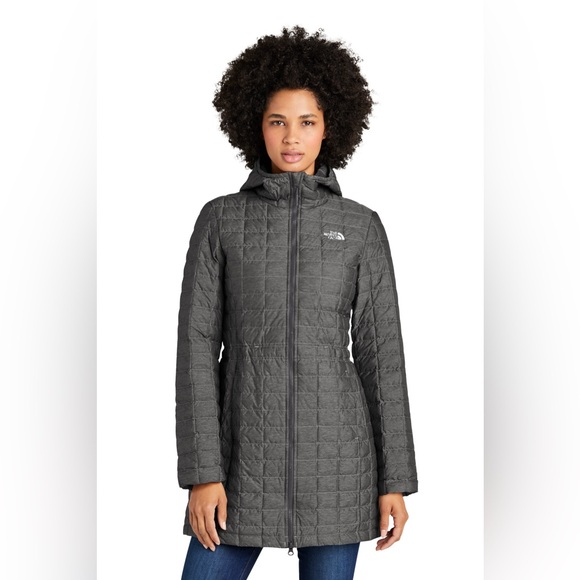 The North Face Women’s ThermoBall Eco Hooded Parka Jacket Gray Size S Small - Picture 1 of 12